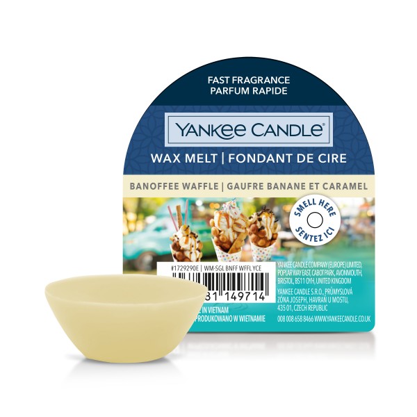 Wax Melts - Banoffee Waffle - 3 Stück von Yankee Candle