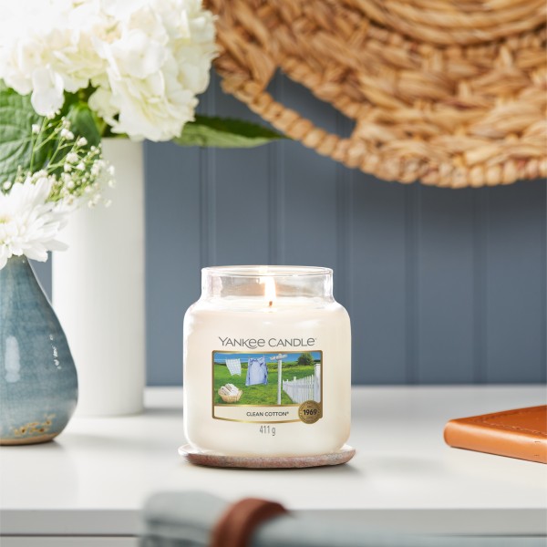 Clean Cotton - 411g von Yankee Candle