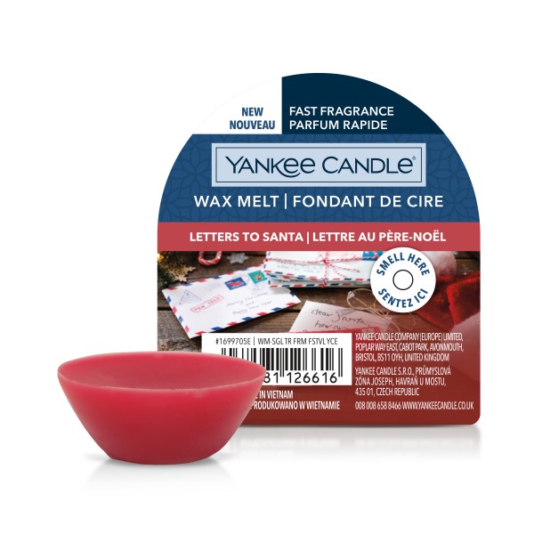 Wax Melts - Letters to Santa - 3 Stück von Yankee Candle