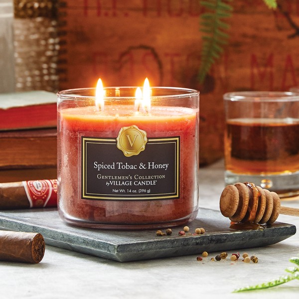 Gentleman`s - Spiced Tobac & Honey von Village Candle
