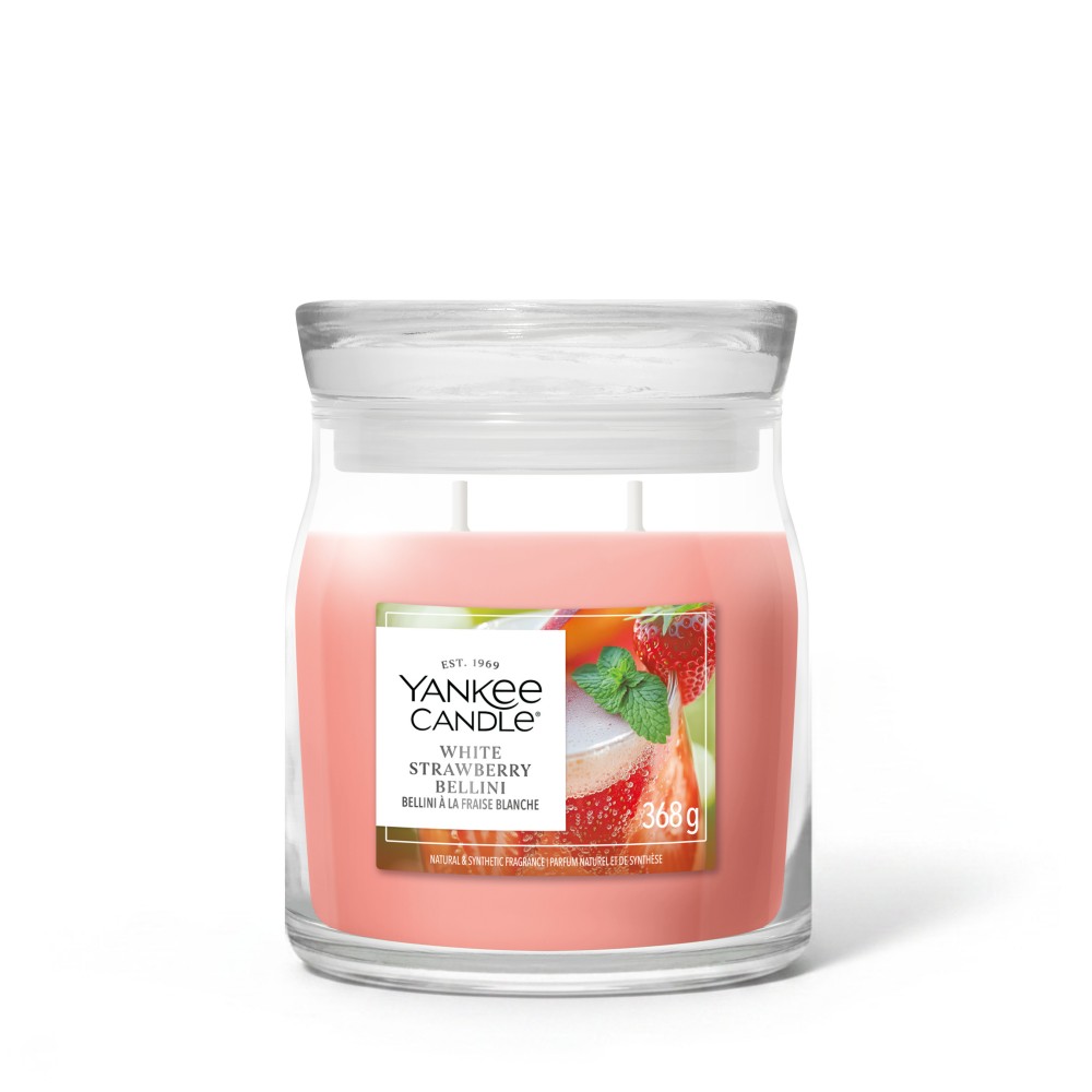 White Strawberry Bellini - Signature Jar M von Yankee Candle