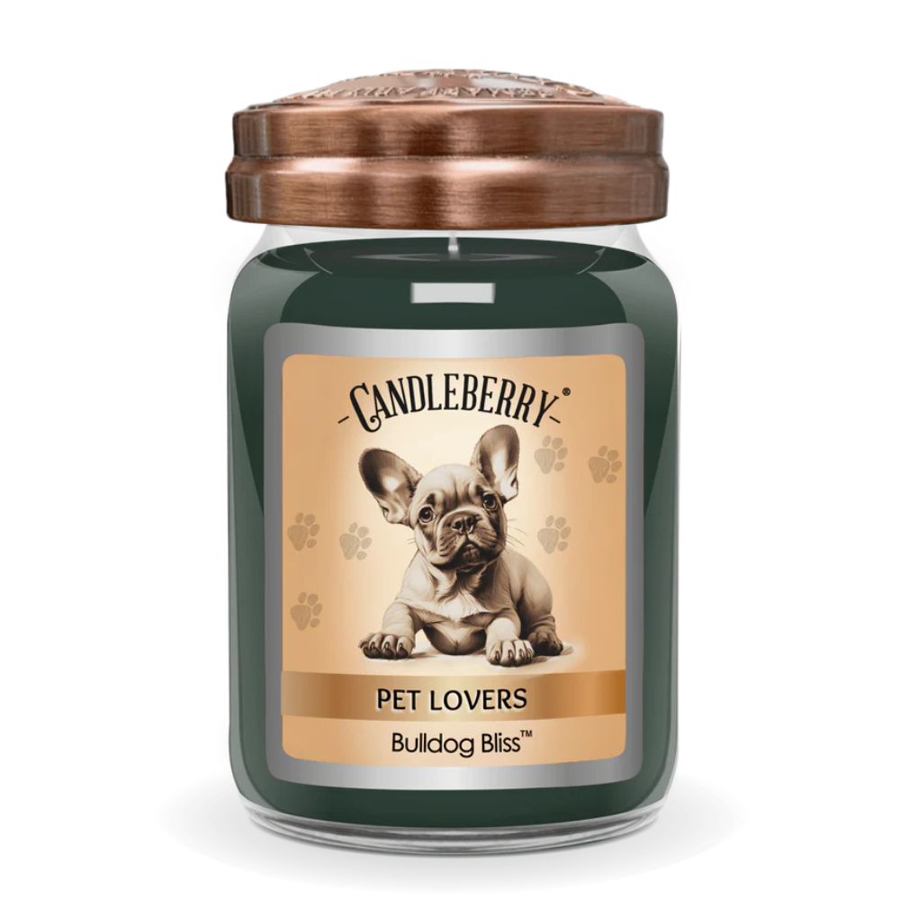 Bulldog Bliss - Grosses Glas 623g von Candleberry