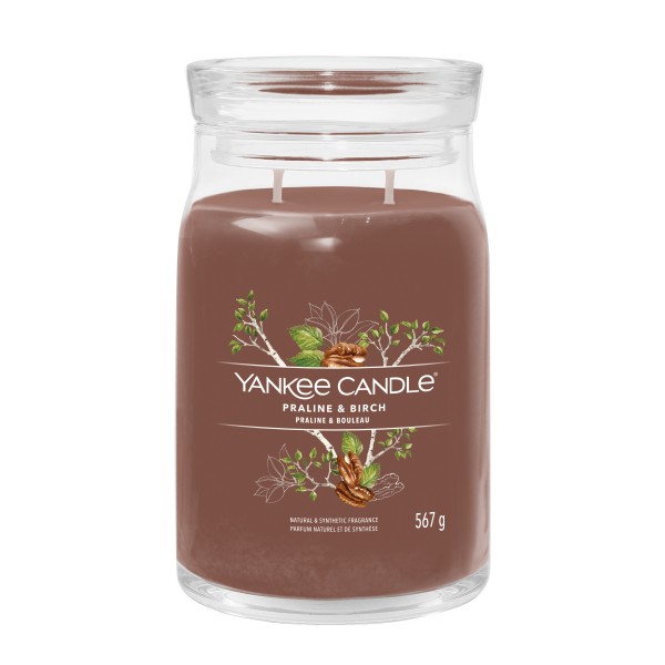Praline & Birch - Signature  Jar L von Yankee Candle