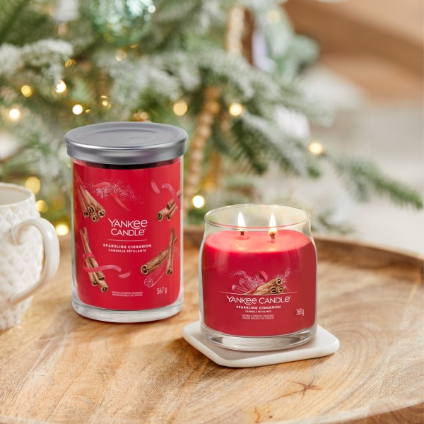 Sparkling Cinnamon - Signature  Jar M von Yankee Candle