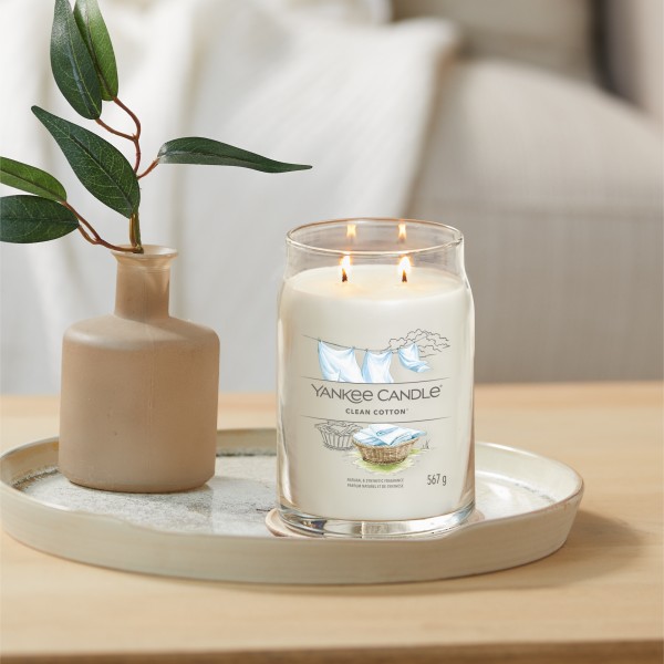 Clean Cotton - Signature  Jar L von Yankee Candle