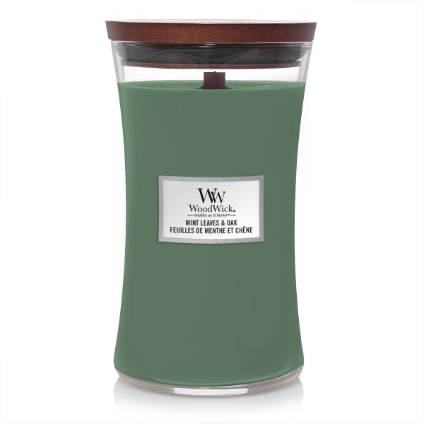 Mint Leaves & Oak - Jar L von Woodwick