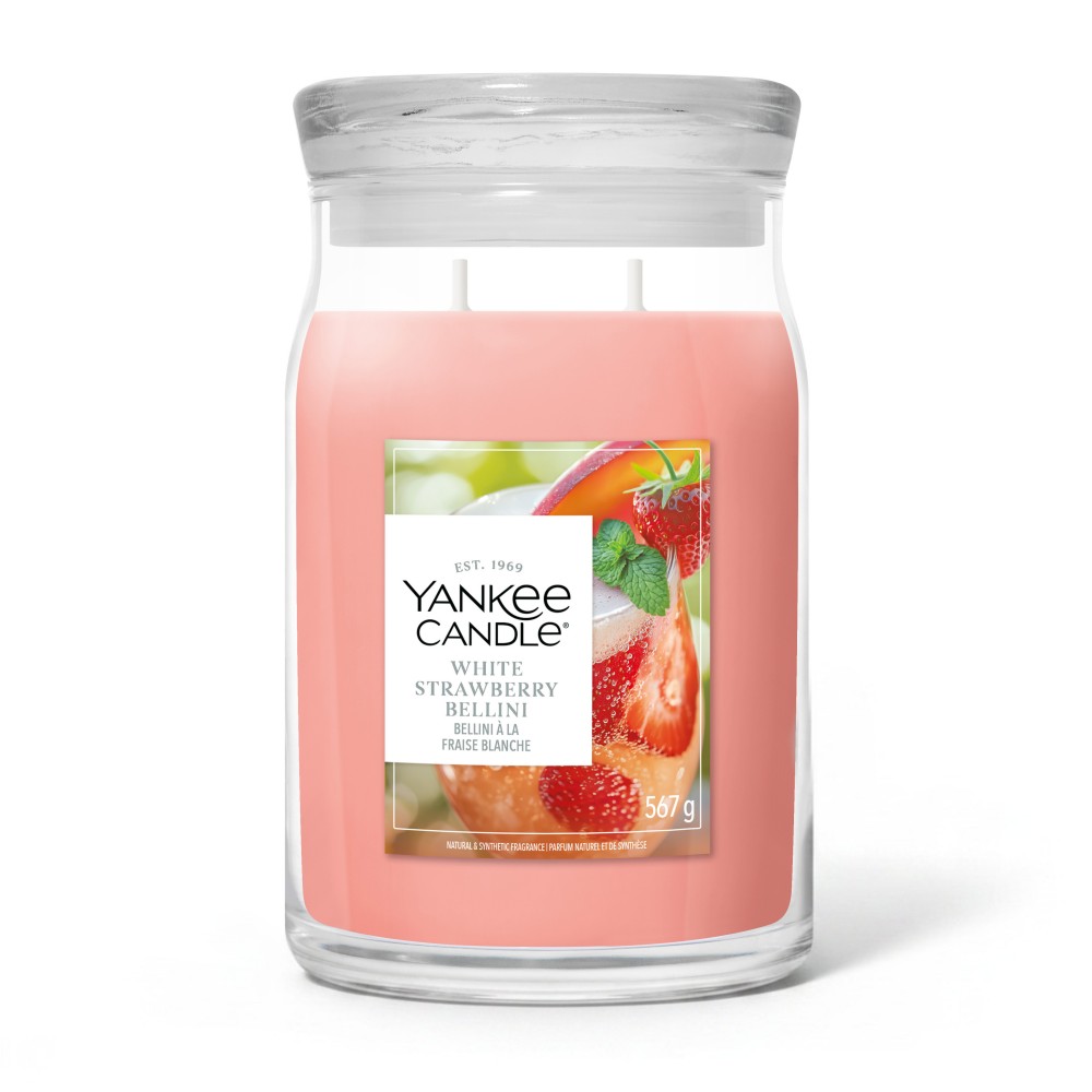 White Strawberry Bellini - Signature Jar L von Yankee Candle
