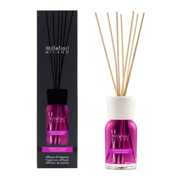 Natural - Rhubarb & Pepper - Stick Diffuser 250ml von Millefiori
