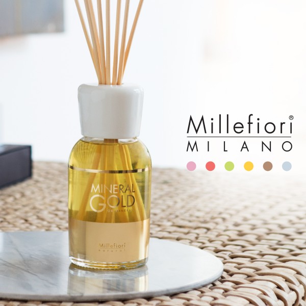 Natural - Mineral Gold - Stick Diffuser 100ml von Millefiori