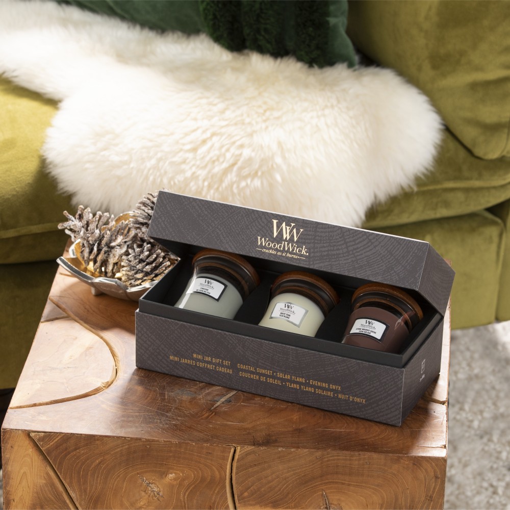 Geschenkset Floral - 3 Mini Jar von Woodwick