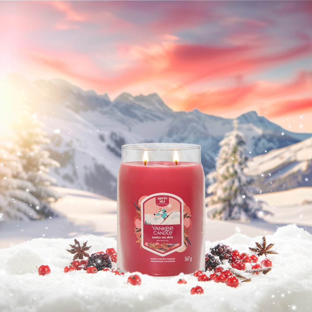 Santa on Skis - Signature Jar L von Yankee Candle