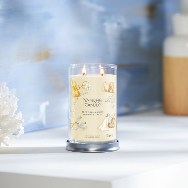 Soft Wool & Amber - Signature  Tumbler L von Yankee Candle