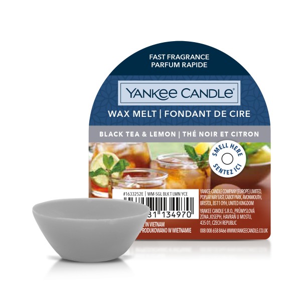 Wax Melts - Black Tea & Lemon - 3 Stück von Yankee Candle
