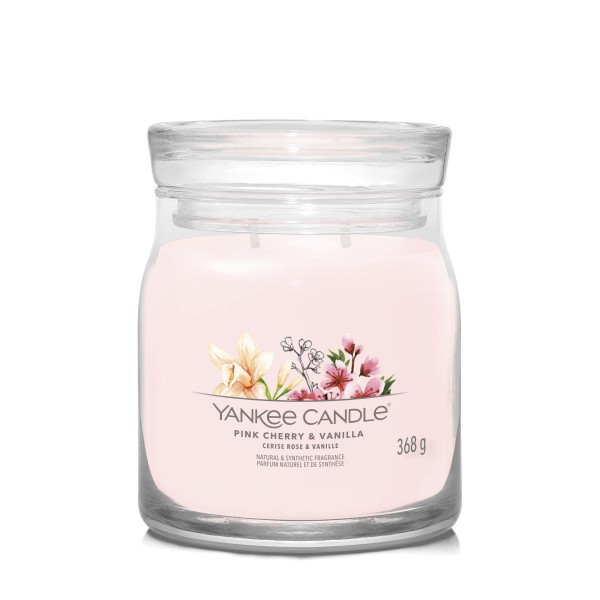 Pink Cherry & Vanilla - Signature  Jar M von Yankee Candle