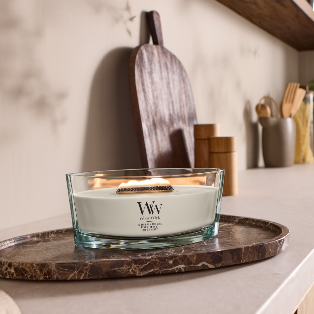 Tonka & Almond Milk - Ellipse von Woodwick