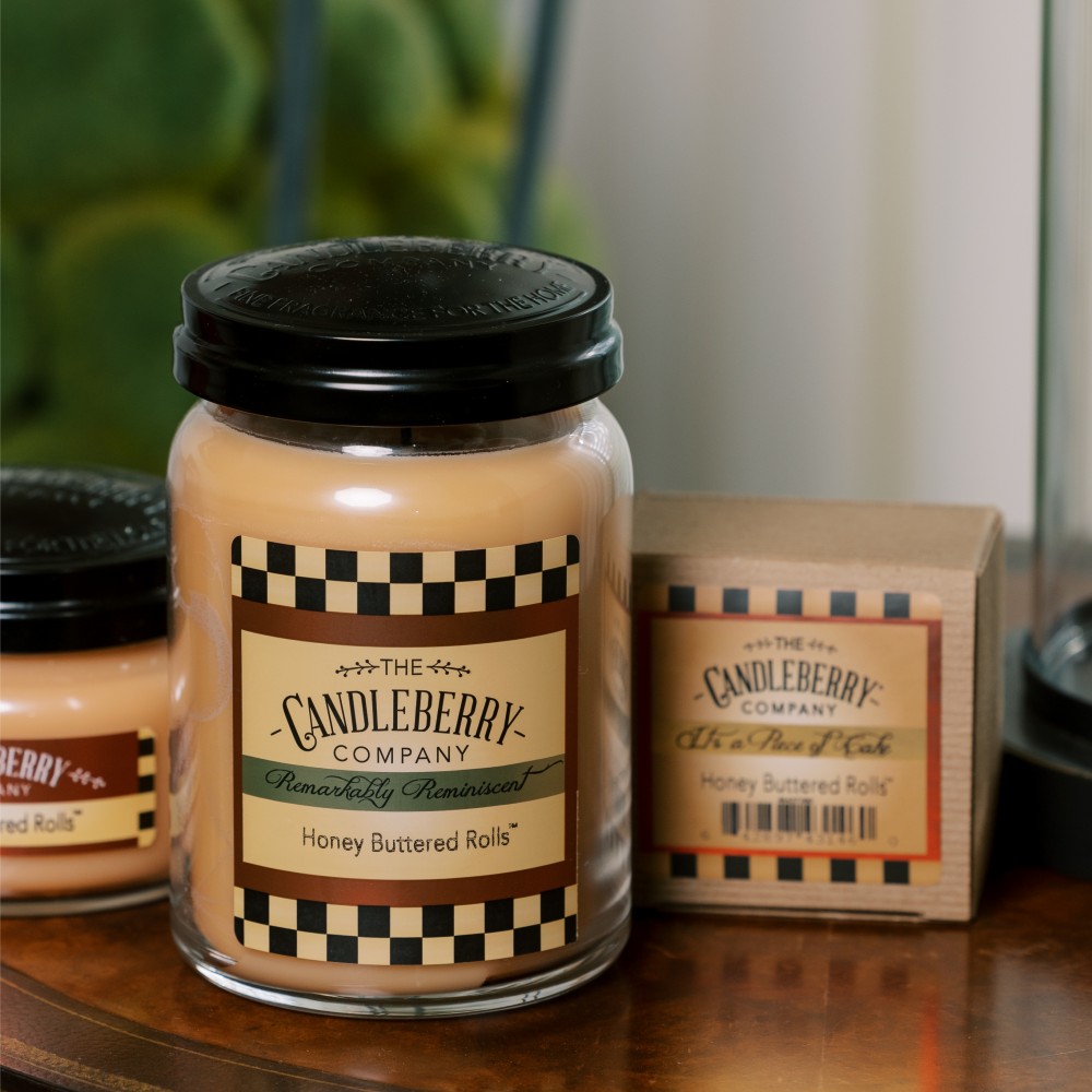 Honey Buttered Rolls - Grosses Glas 623g von Candleberry