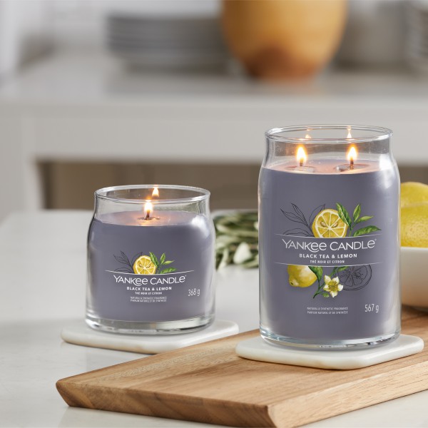 Black Tea & Lemon - Signature  Jar L von Yankee Candle