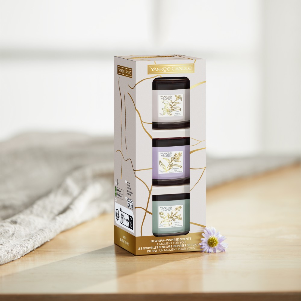 Geschenkset Little Luxuries - 3 kleine Votivkerzen von Yankee Candle