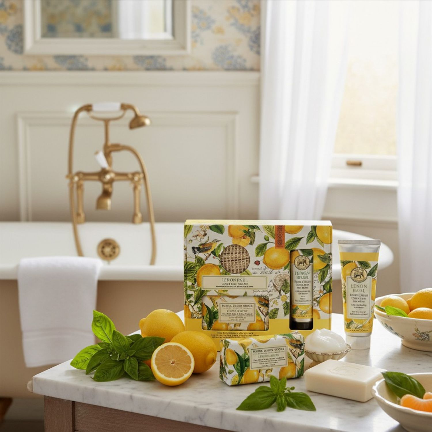 Hand & Body Care Set - Lemon Basil von Michel Design Works