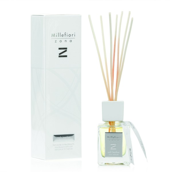 Zona - Soft Leather - Stick Diffuser 100ml von Millefiori