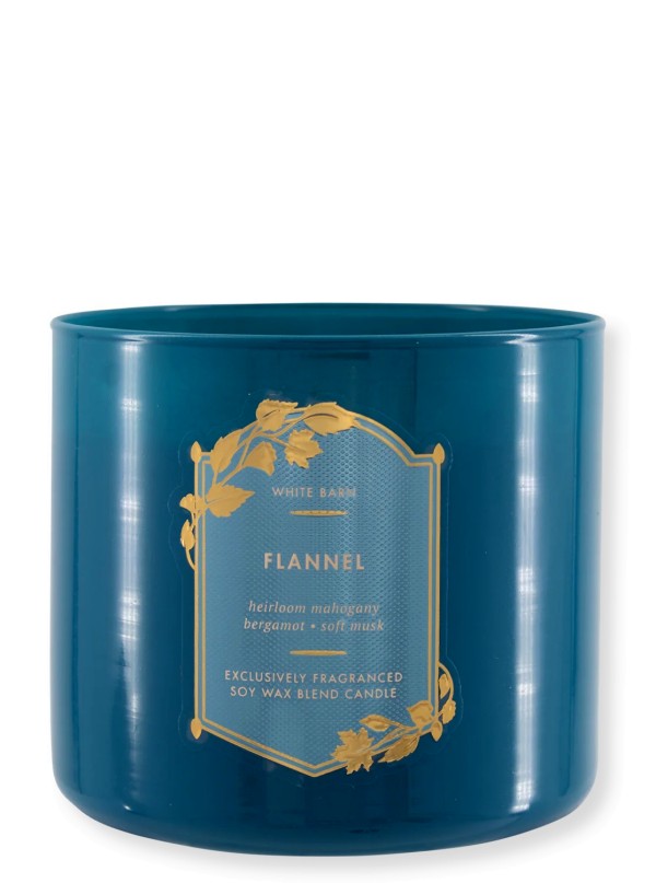 Kerze - Flannel - 3-Docht 411g