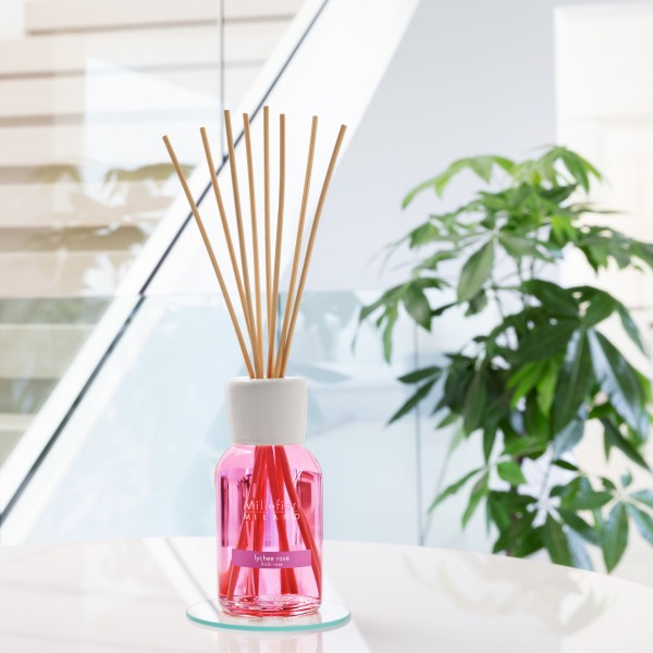 Natural - Lychee Rose - Stick Diffuser 100ml von Millefiori