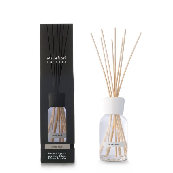 Natural - White Musk - Stick Diffuser 100ml von Millefiori