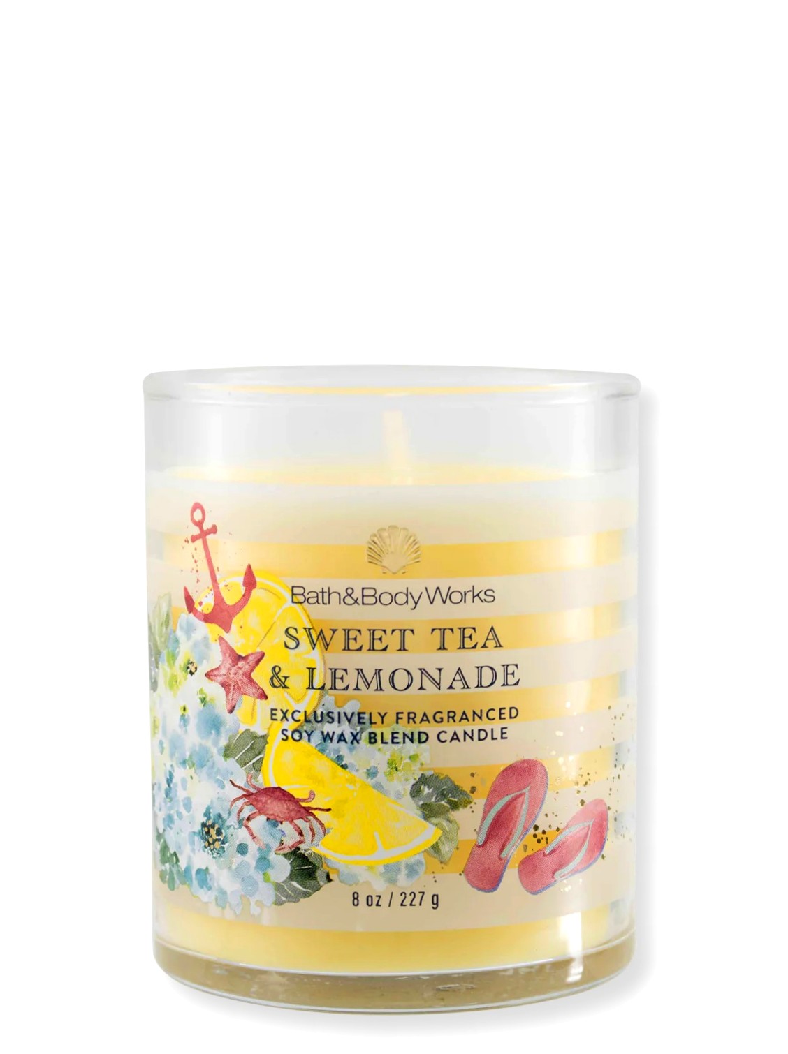Kerze - Sweet Tea & Lemonade - 1-Docht Signature 227g von Bath and Body Works