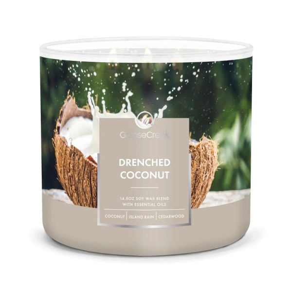 Drenched Coconut - 3-Docht von Goose Creek