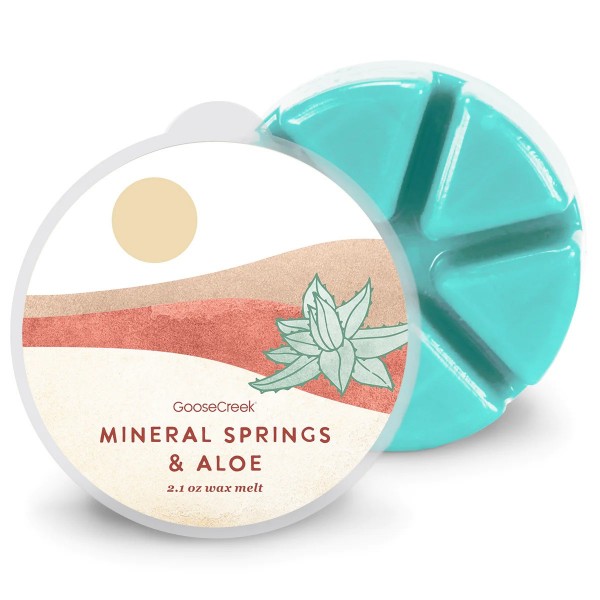 Mineral Springs & Aloe Wax Melt von Goose Creek