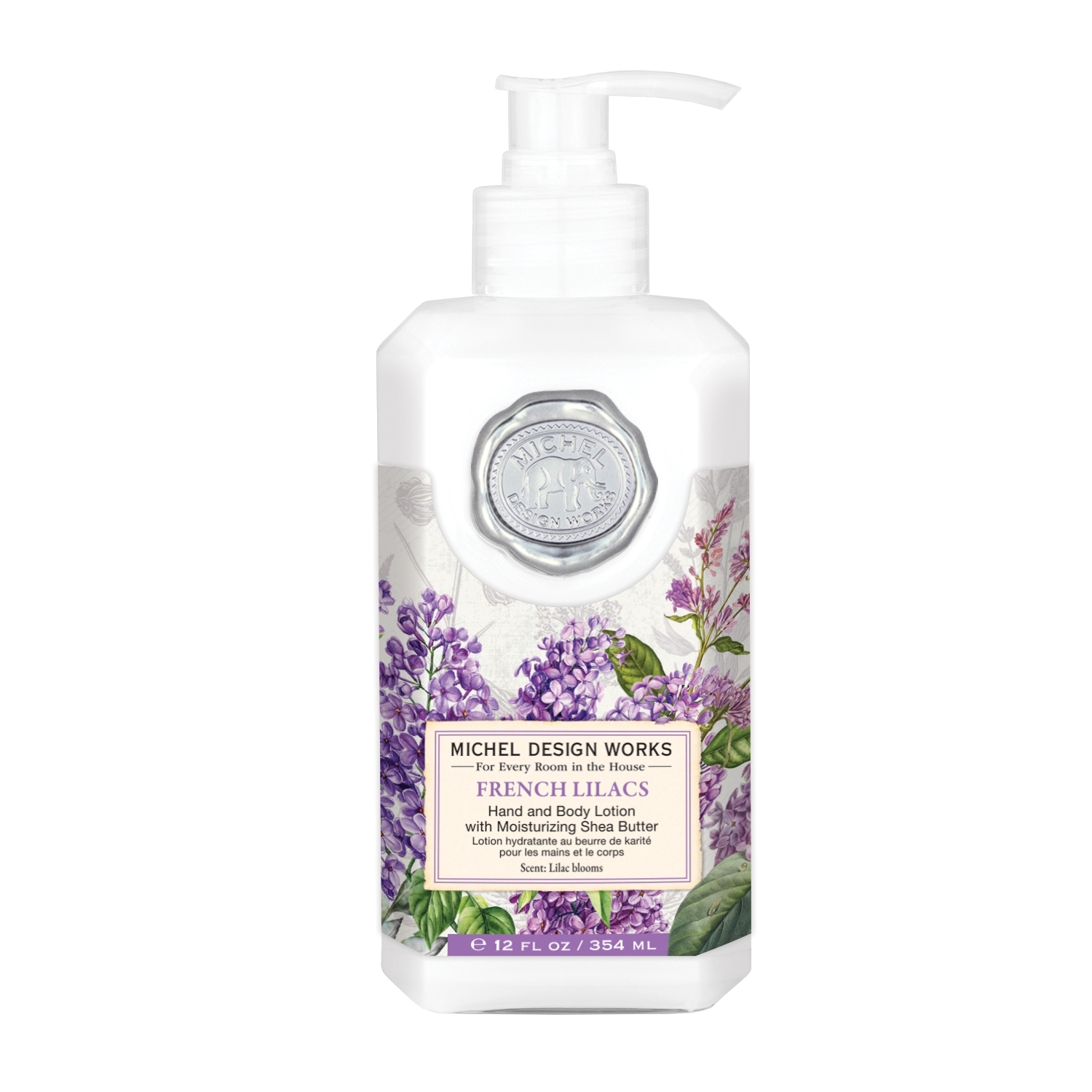 Body Lotion - French Lilacs - 354ml von Michel Design Works