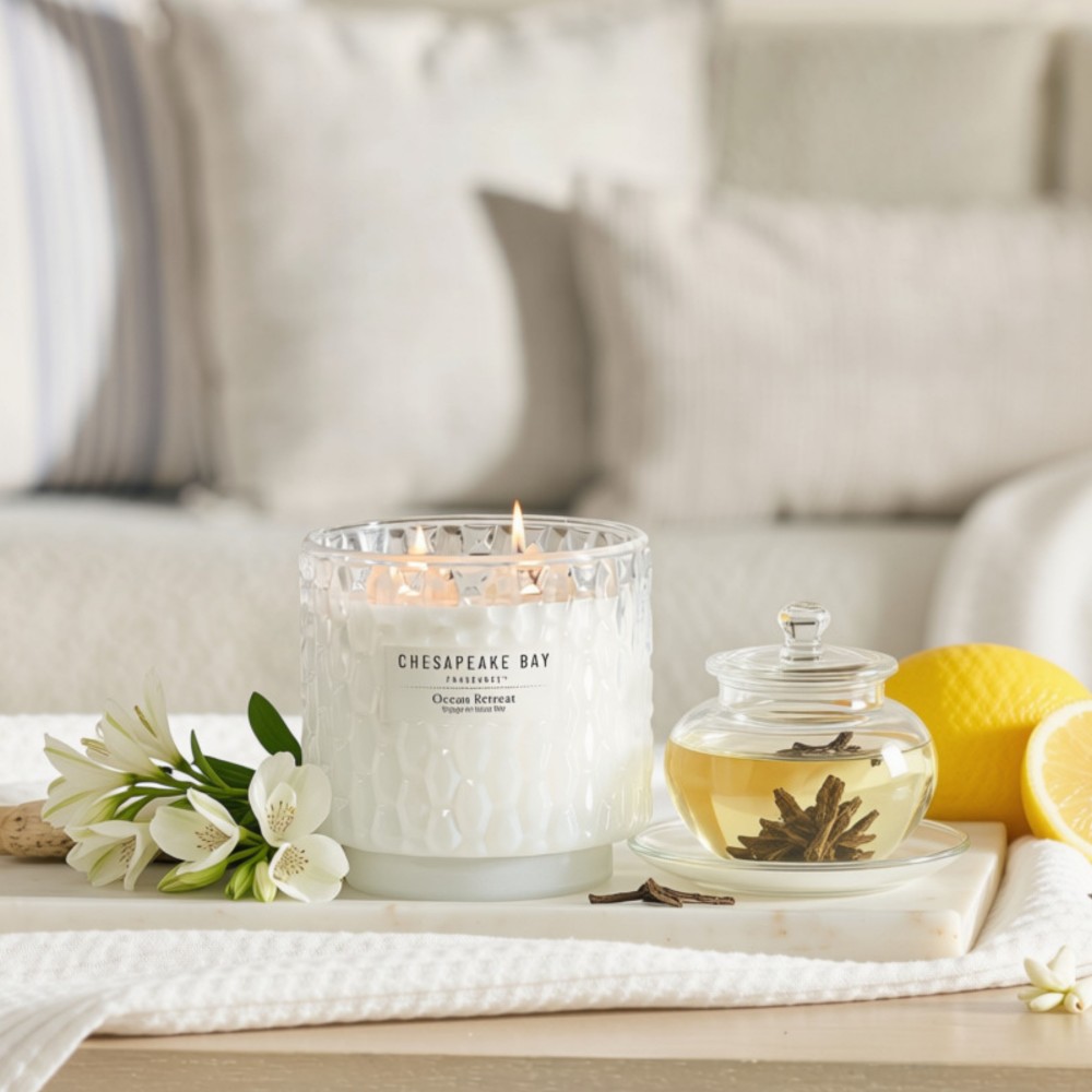 Ocean Retreat - Grosse 2-Docht Kerze von Chesapeake Bay