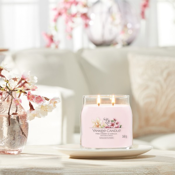 Pink Cherry & Vanilla - Signature  Jar M von Yankee Candle