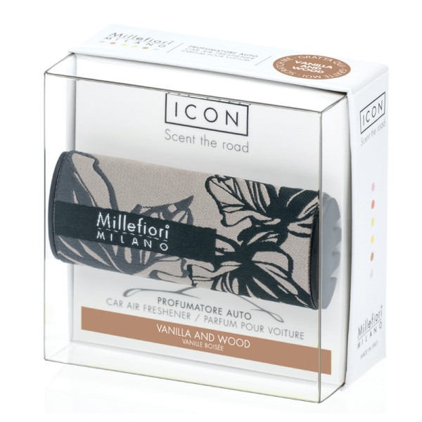 ICON Autoduft "Textile Floral" - Vanilla and Wood von Millefiori