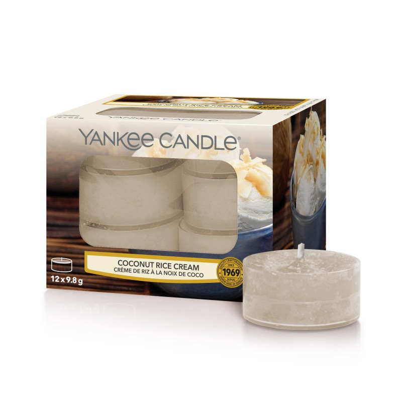 Coconut Rice Cream - Teelichter von Yankee Candle