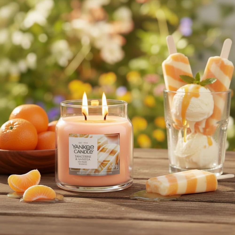 Tangerine & Vanilla - Signature Jar M von Yankee Candle