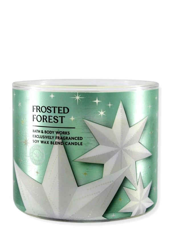 Kerze - Frosted Forest - 3-Docht 411g von Bath and Body Works