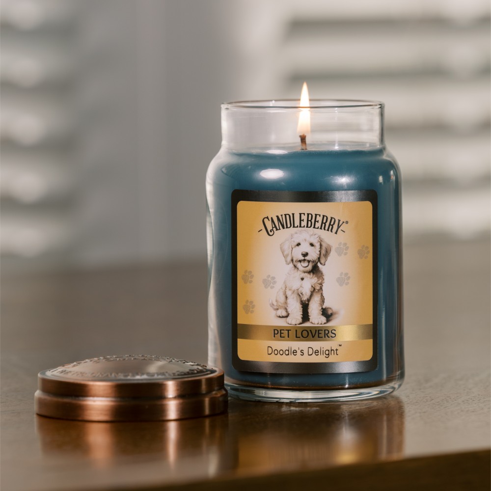 Doodle's Delight - Grosses Glas 623g von Candleberry