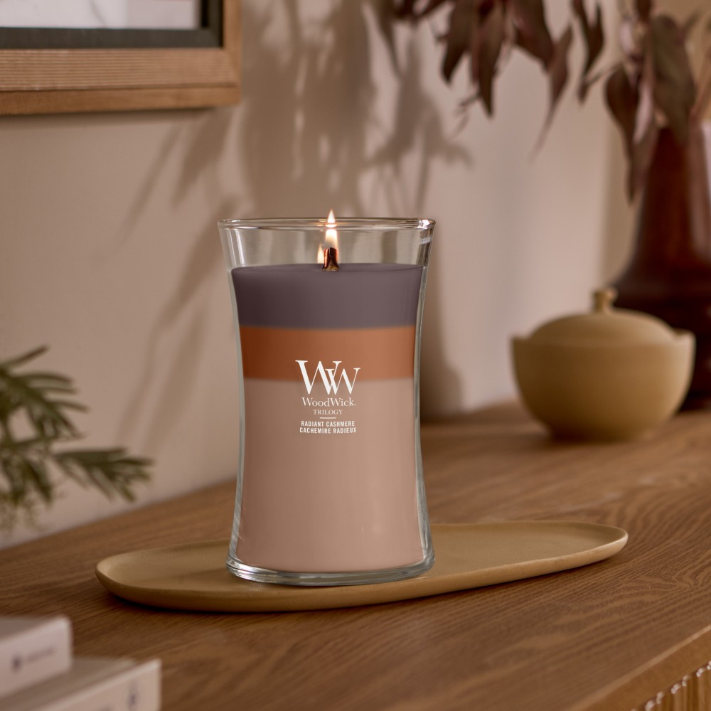 Radiant Cashmere - Trilogy Jar L von Woodwick