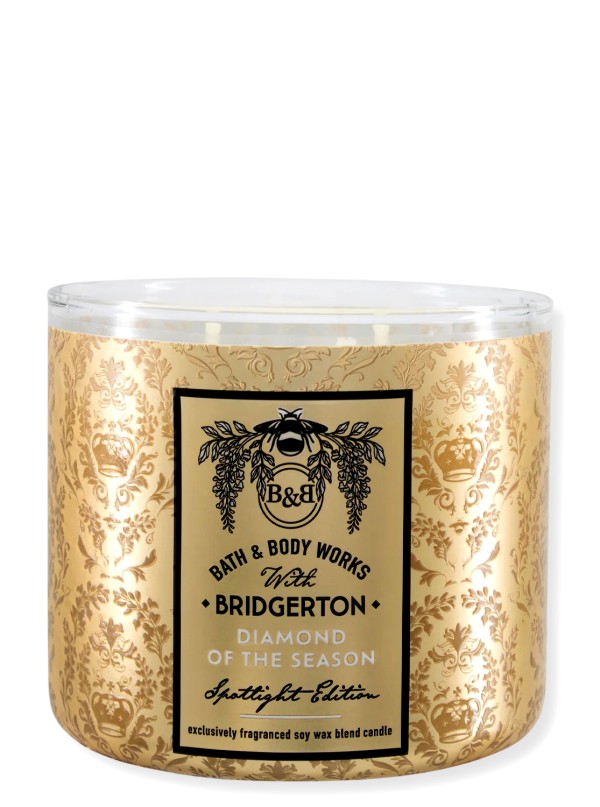 Kerze - Bridgerton - Diamond of the season - What is life… - 3-Docht 411g von Bath and Body Works
