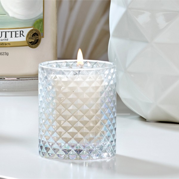 Langham - Votivkerzenhalter - Strukturiertes Glas von Yankee Candle