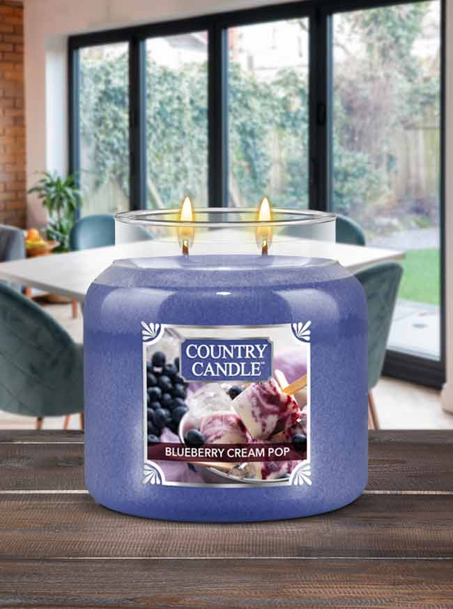 Blueberry Cream Pop - Jar M von Country Candle
