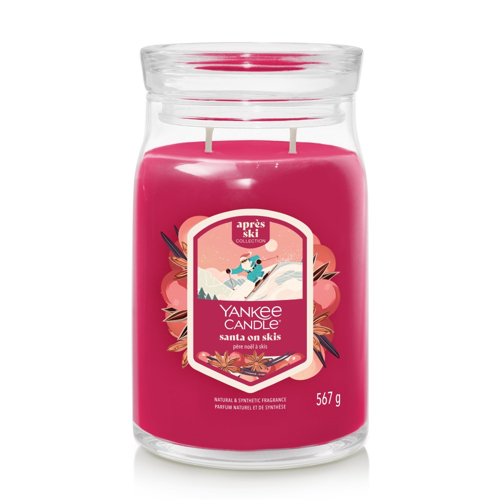 Santa on Skis - Signature Jar L von Yankee Candle