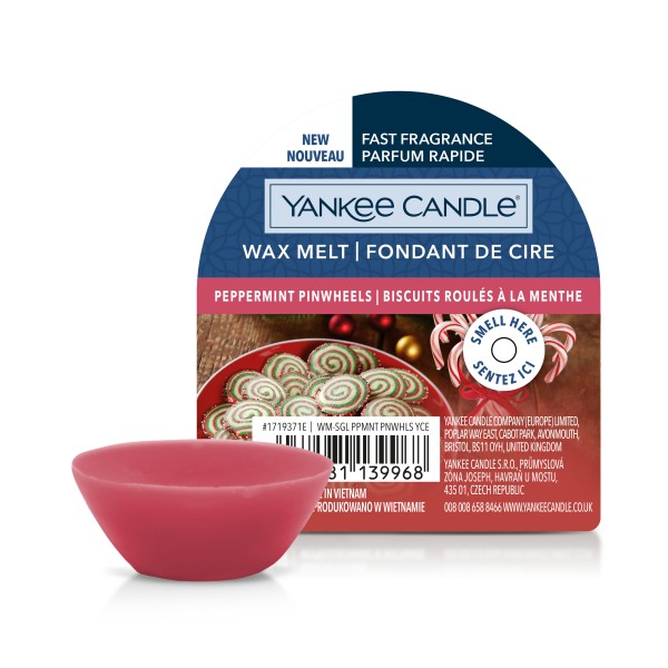 Wax Melts - Peppermint Pinwheels - 3 Stück von Yankee Candle