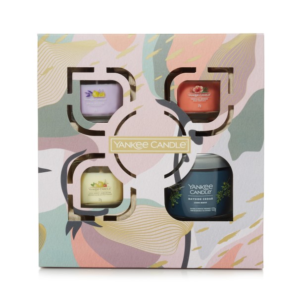 Geschenkset mit 1 kleinem Tumbler & 3 Mini-Kerzen von Yankee Candle