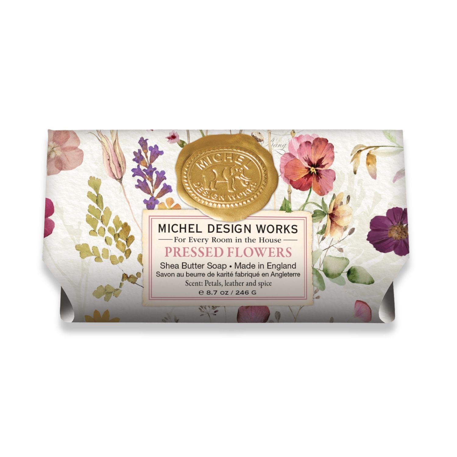 Hand- und Körperseife - Pressed Flowers - 246g von Michel Design Works