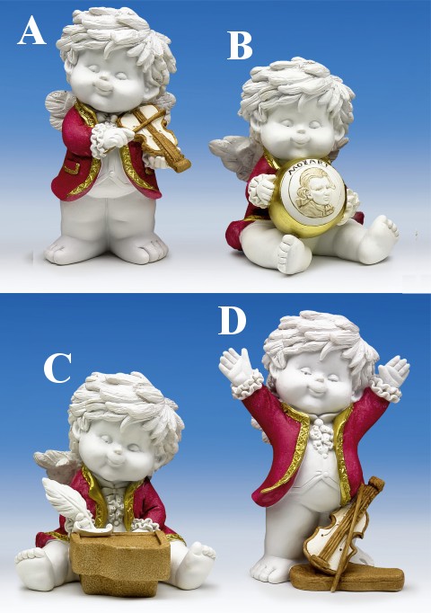 Musikengel (Mozart) H9,5-12cm von IGOR