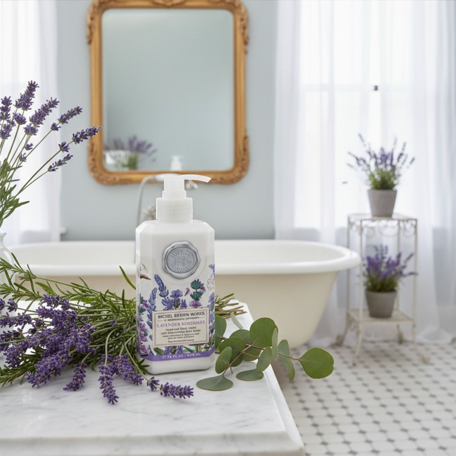 Body Lotion - Lavender Rosemary - 354ml von Michel Design Works