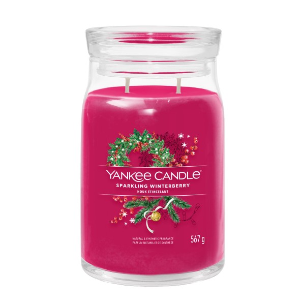 Sparkling Winterberry - Signature Jar L von Yankee Candle
