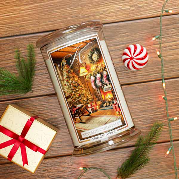 Vintage Christmas - Jar L von Kringle Candle